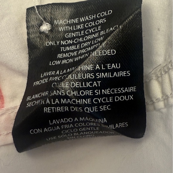 Mad Engine Men Button Up Shirt Medium White American Flag All Over Print USA - Picture 8 of 11